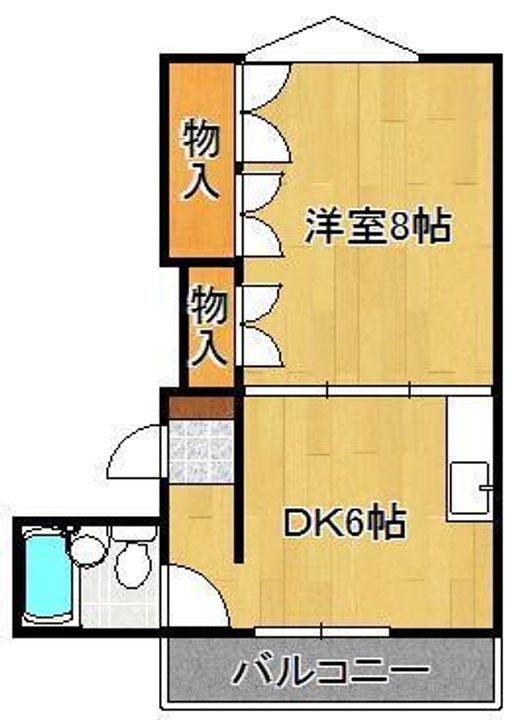 コーポ美生2の間取り