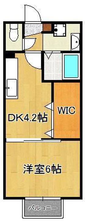 ファープレイス小倉西A棟の間取り