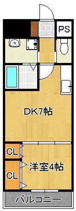プルーム下到津の間取り