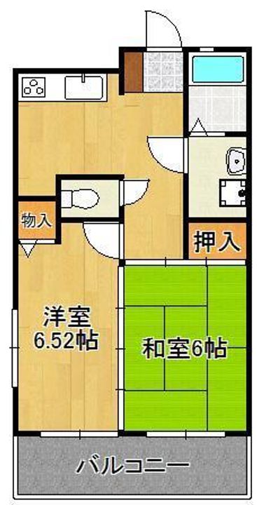 エクレール中井の間取り