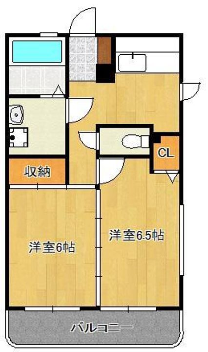 エクレール中井の間取り