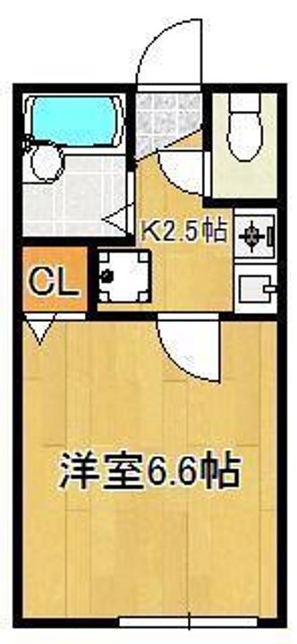 MOON朝日ヶ丘 A棟の間取り