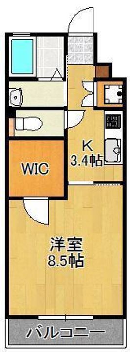 アクア清水の間取り