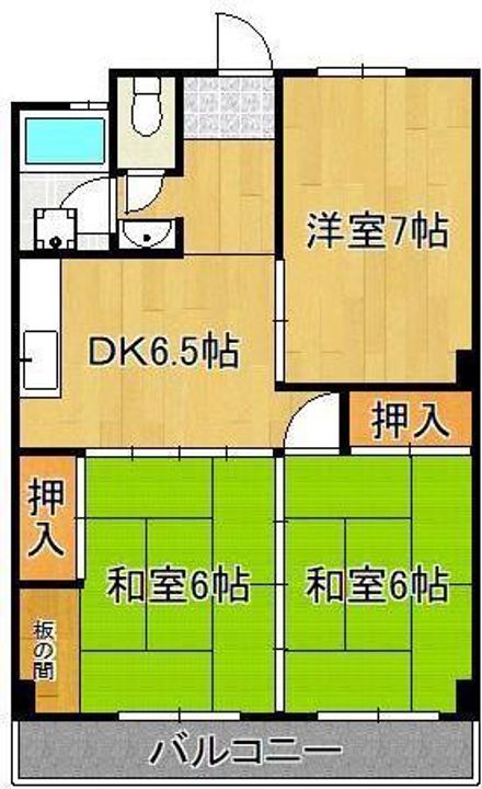 リバーサイドプリンセス篠崎の間取り