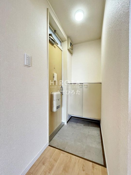 シティハウスれんげじの玄関