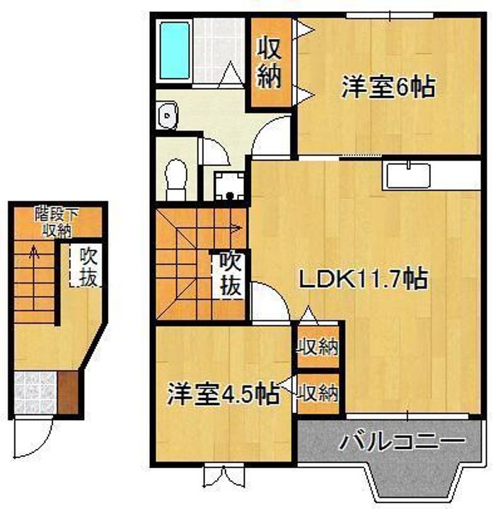 エクセル蓮の間取り
