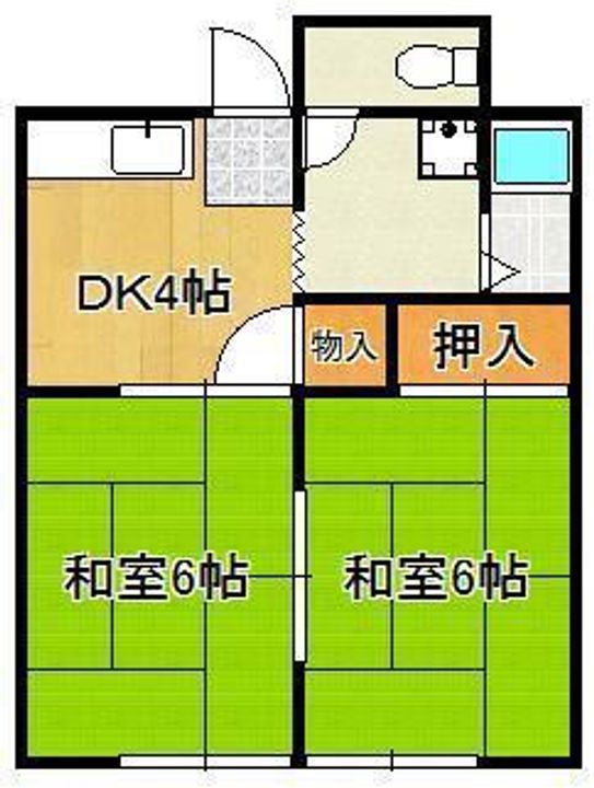 パナハイツフジモトの間取り