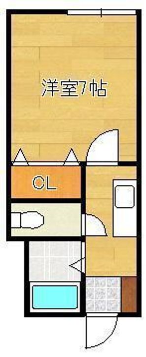 デュエル通谷Ⅱの間取り