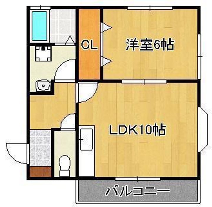 コーポ大谷Ⅷの間取り
