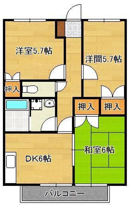 Curum直方103の間取り