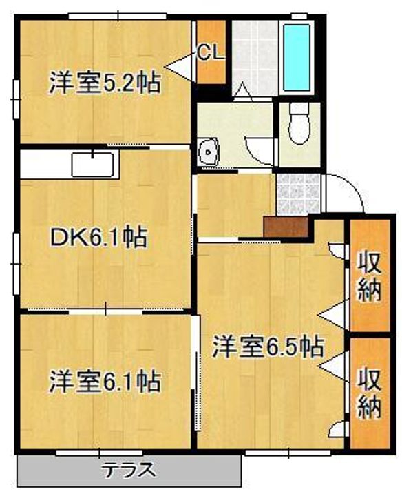 デューク沼口の間取り