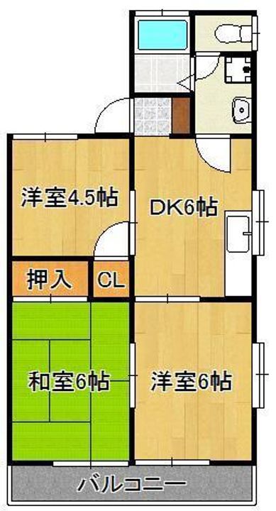 ルミエール太賀の間取り