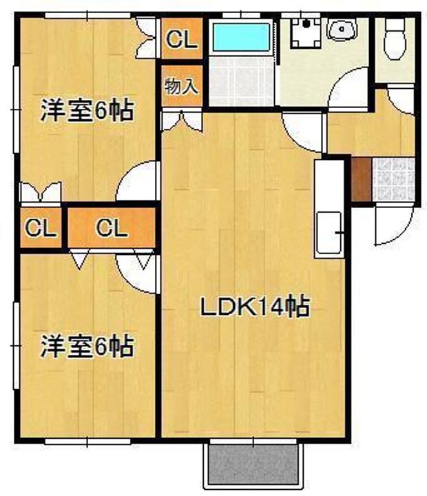 エクセレントK A棟の間取り