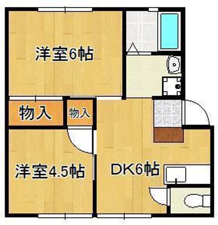 マークハイツ鍋山の間取り