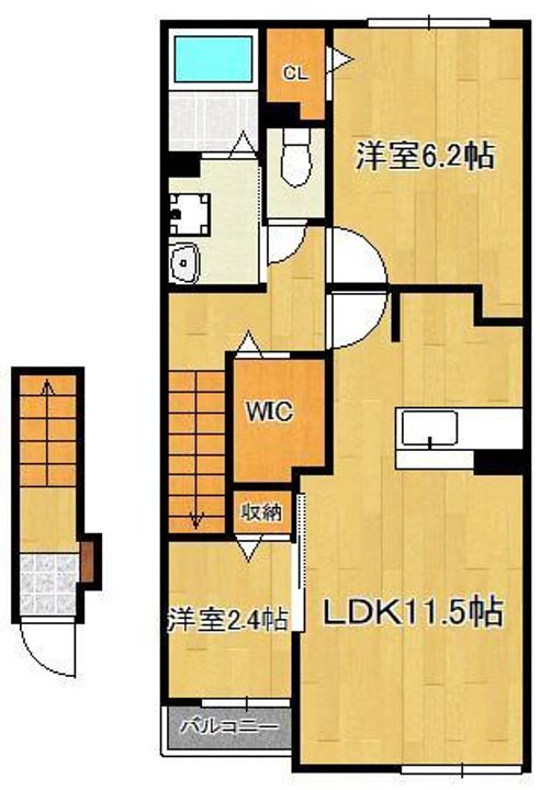 ロータス スクエアAの間取り