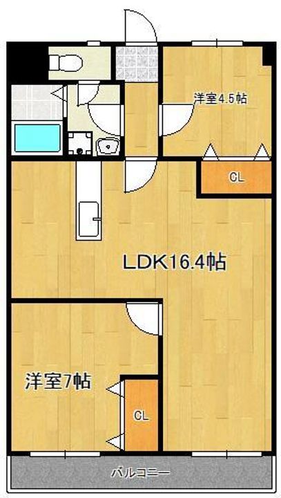 日恵コーポの間取り