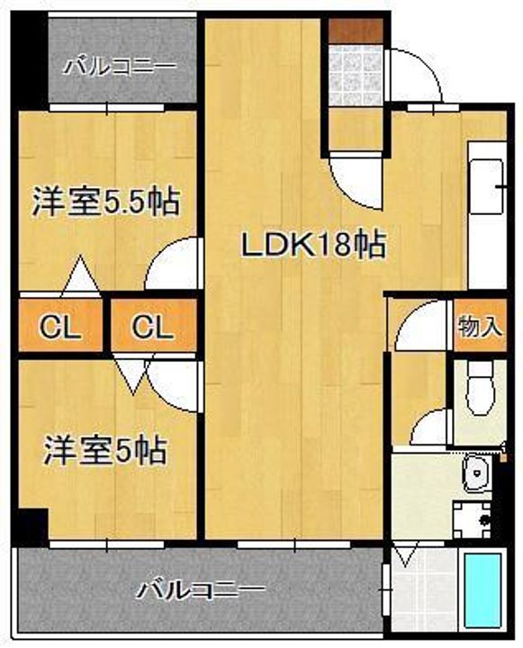 ピボットコート今池の間取り