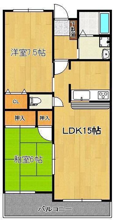 グランビュー華の間取り