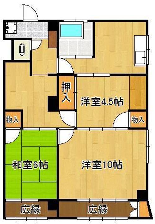 第一岡ビルの間取り