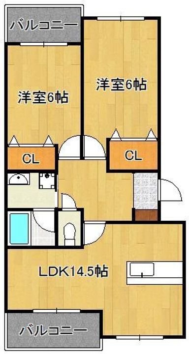 レイクサイドプリンスの間取り