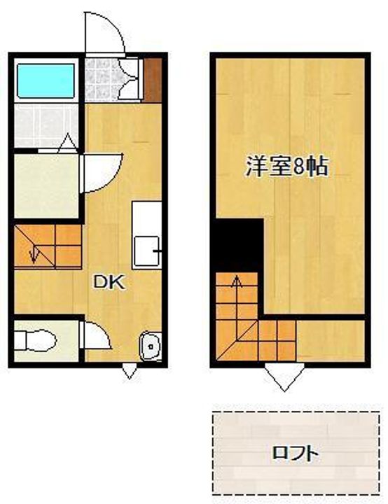 Ray Lia A棟(レイリア)の間取り