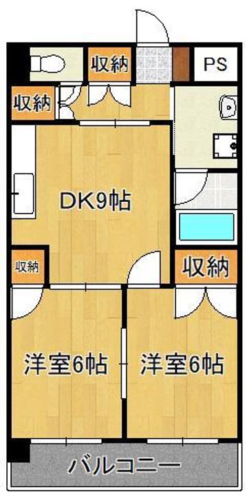 マンションつつみの間取り