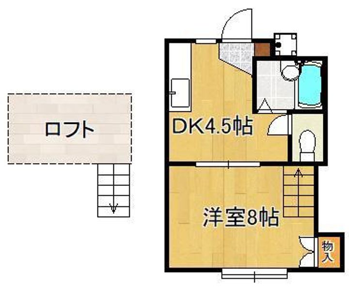 パンシオン・ソワニエB棟の間取り