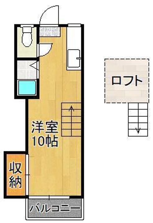 シティベール医生ヶ丘の間取り