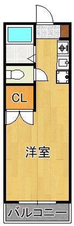 ロイヤルハイツ折尾2号館の間取り