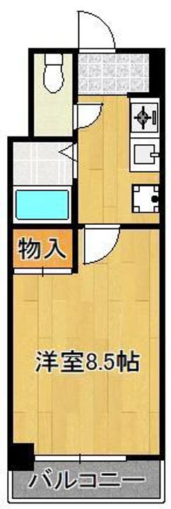 アリビオ折尾の間取り