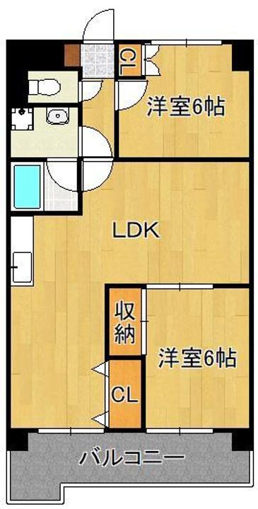 第4晴和ビルの間取り