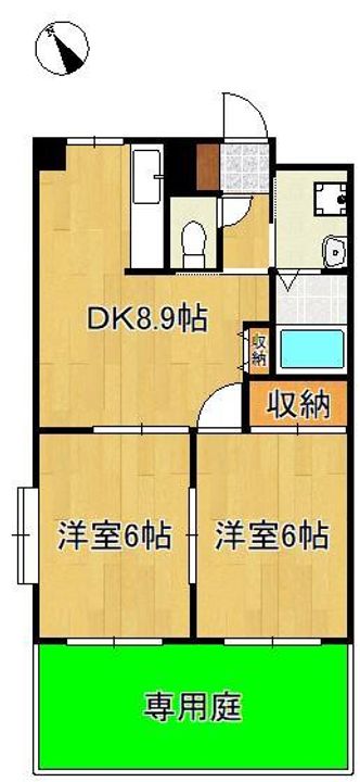 プライムガーデンの間取り