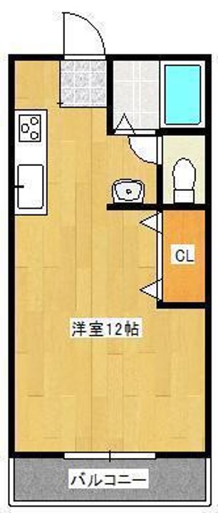 コーポ神野の間取り