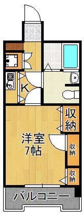 シャルマンステューディオⅤの間取り