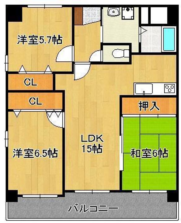 アヴァンセ学術都市の間取り