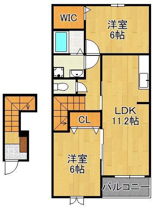 Pastorale 今古賀Ⅰの間取り