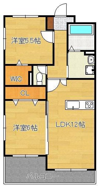 メゾンほおづきⅡの間取り