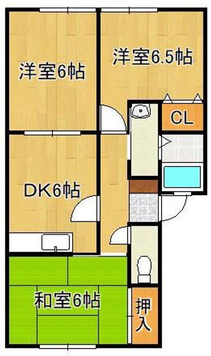 コーポカンセイの間取り