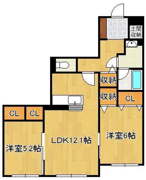 ロイヤルパーク本城の間取り