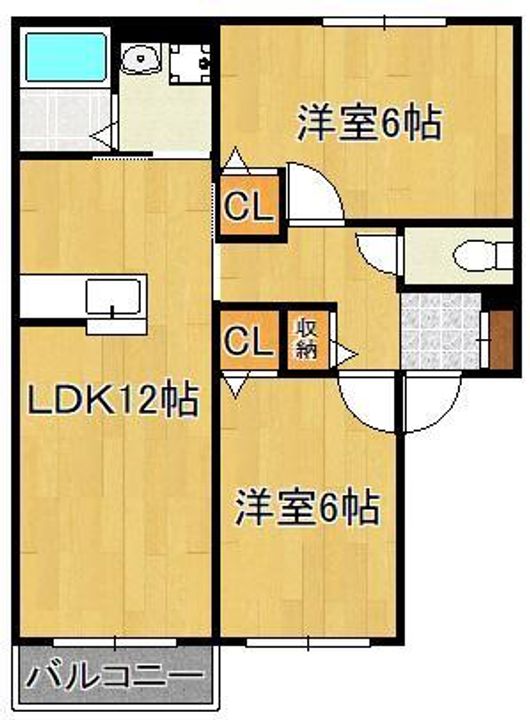 ディアスモダン本城の間取り