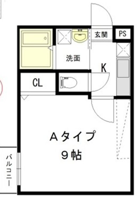 アークリード五条堀川301の間取り