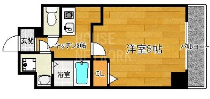 レーベンなぎの宮の間取り