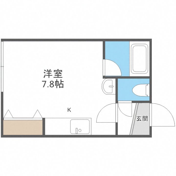 アズーリ中の島参番館の間取り