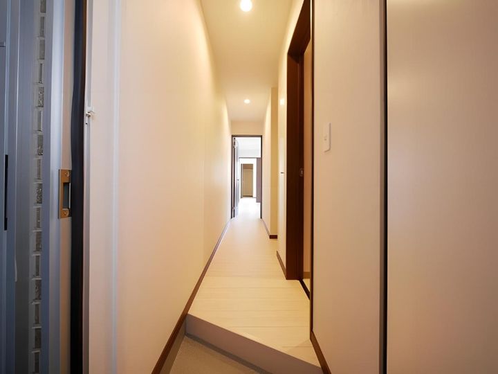 ラパス月寒の玄関