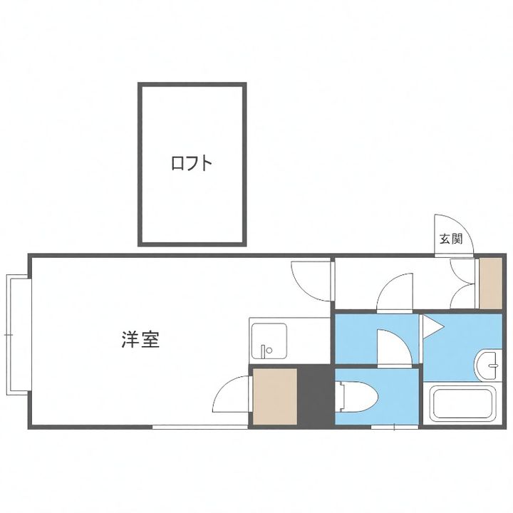 レオパレス南郷7丁目第9の間取り