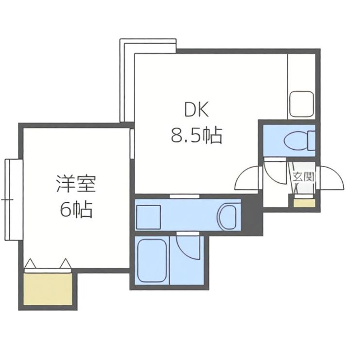 リーベンス南10条105の間取り