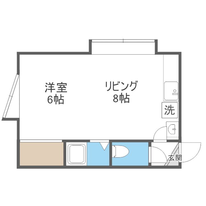サンピア20丁目館205の間取り