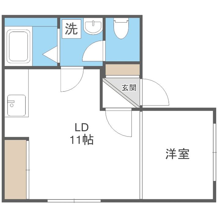 パークフォレスト303の間取り