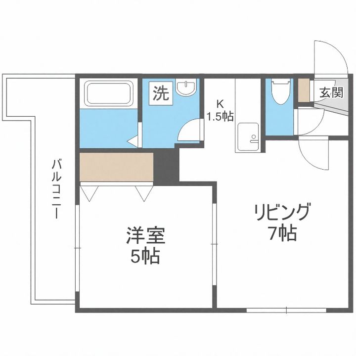 アベニュー224302の間取り