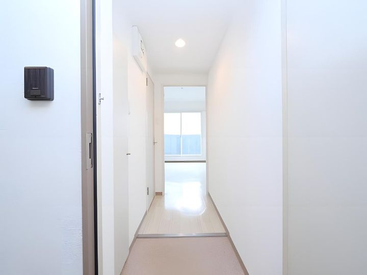 グランディール南五条の玄関